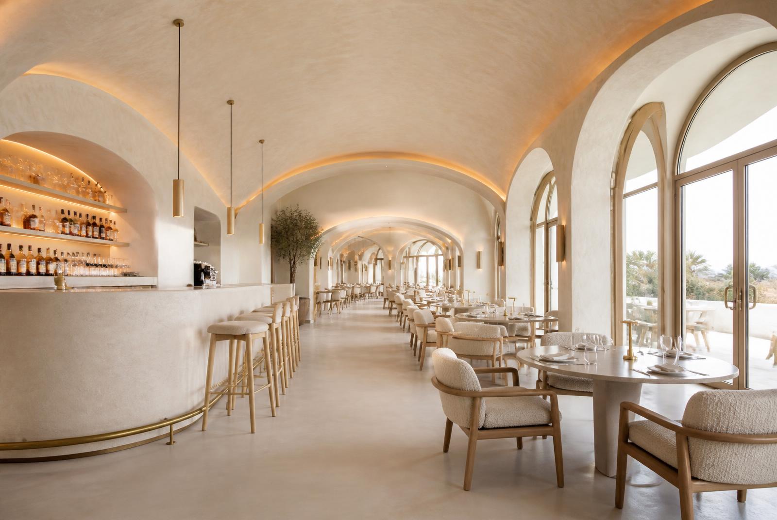 Kitchen & Bar at The Selah — Open to guests and visitors, with a menu written that morning and cooked over fire within arm's reach.