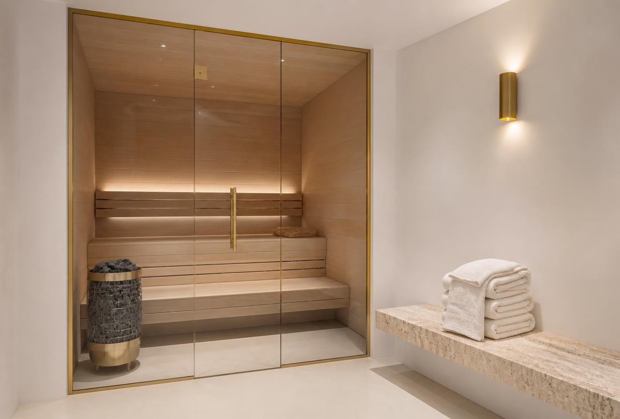 The cedar sauna