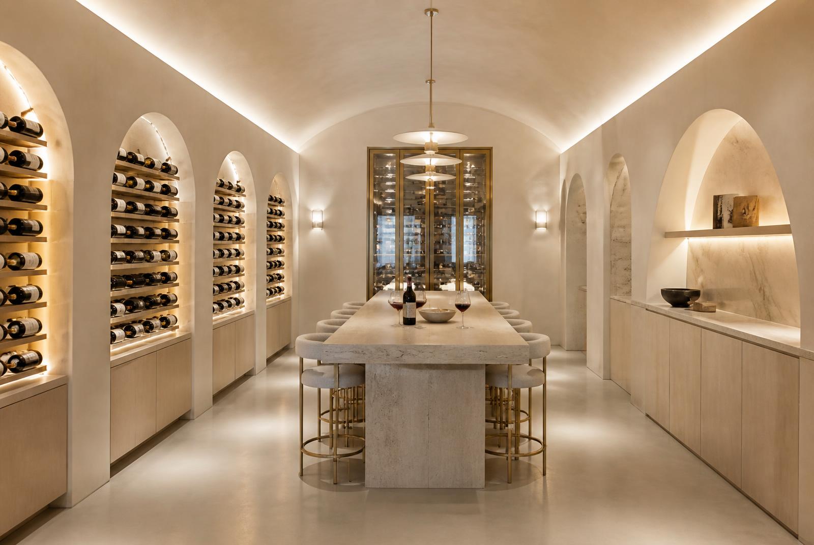 The Cellar at The Selah — Four hundred Cape labels at a steady fourteen degrees, with eight seats for private tastings.